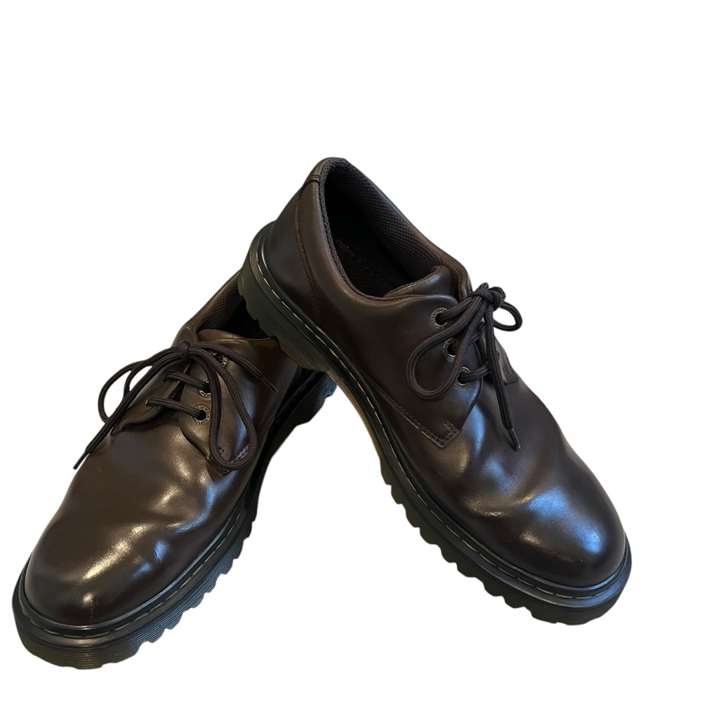 Dr. Martens Men’s Kent Brown Leather Oxford Derby Lace Up, Sz 11